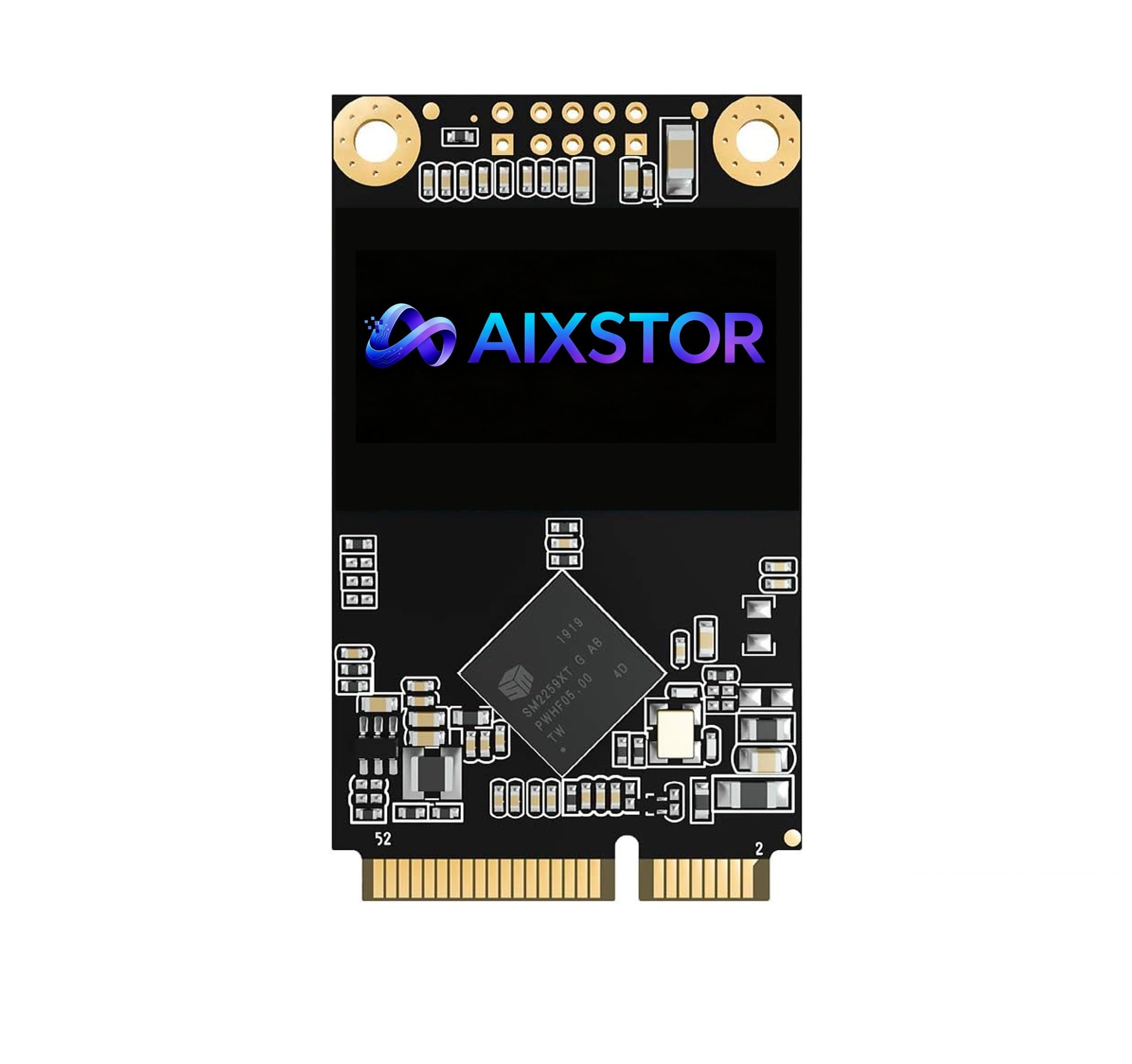 AIXSTOR SSD 512GB MSATA SATA III Internal Solid State Drive 6Gb/s | 3D TLC NAND,For Laptop, Desktop, Ultrabook, POS, Server,ngff