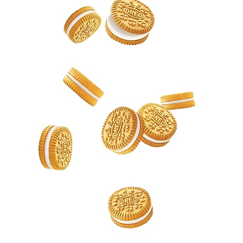 Vista 114 de OREO Galletas de sándwich dorado Double Stuf, 20 paquetes de aperitivos de tamaño King