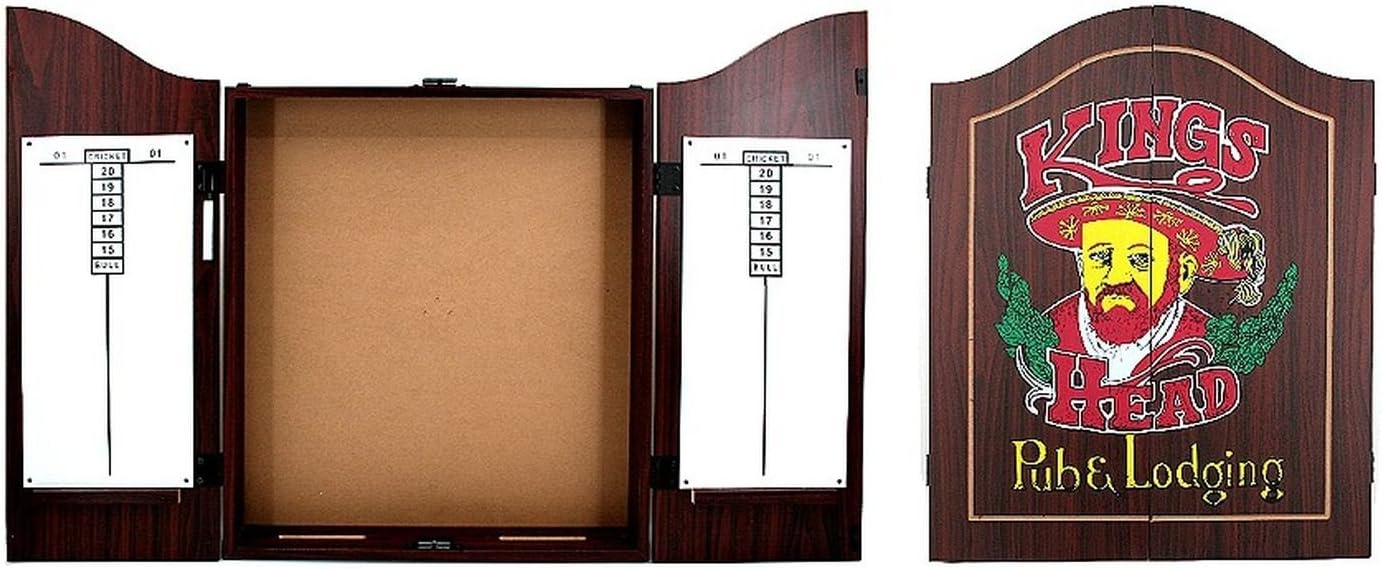 King's Head Darts Cabinet - Size 70X50X10