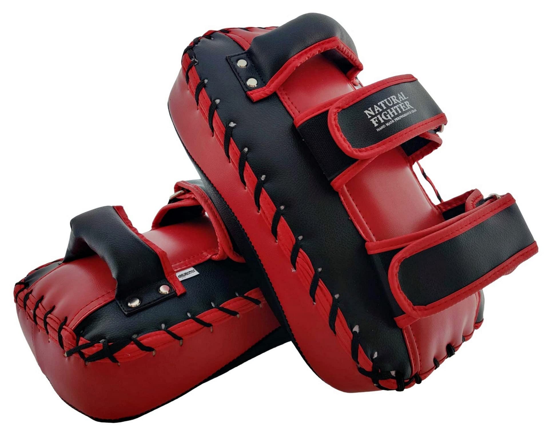 mmasport colpitore pao Scudo Thai Pad Curvo Pesante in Pelle di Microfibra con Imbottitura in Gel per Allenamento MMA Muay Thai Kick Boxe Arti Marziali