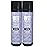 Watercolors INTENSE METALLIC Semi Permanet Color Depositing Shampoo-Sulfate & Paraben Free to Maintain & Enhance Hair Color 8 fl oz - SILVER (2 Count)