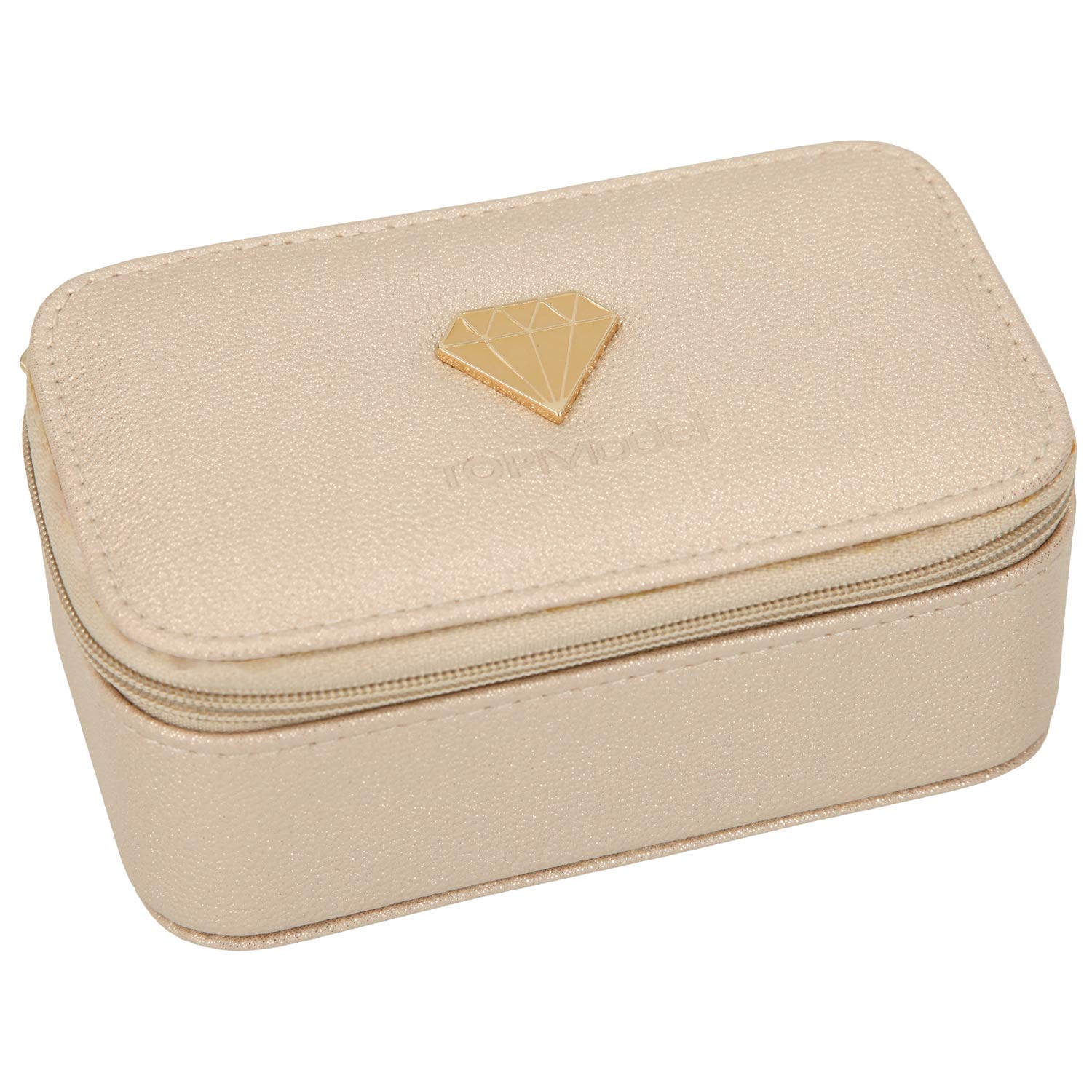 Depesche Schmuckbox Glänzende Oberfläche – TOPModel Glamshine, gold, ca. 13 x 8 x 5 cm