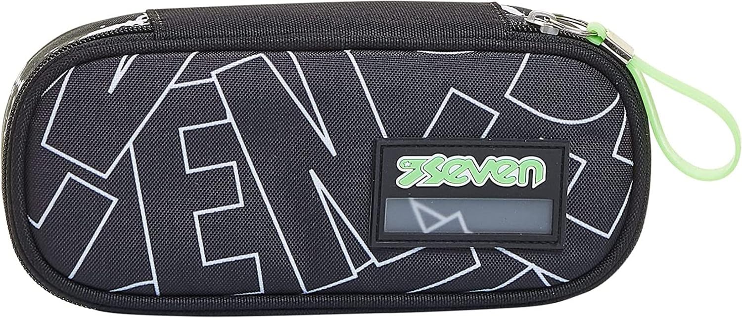 Estuche Para Bolígrafos SEVEN - Multicolor, 22x8x8 Cm, Con Cremallera De Silicona, Ideal Para Escuela