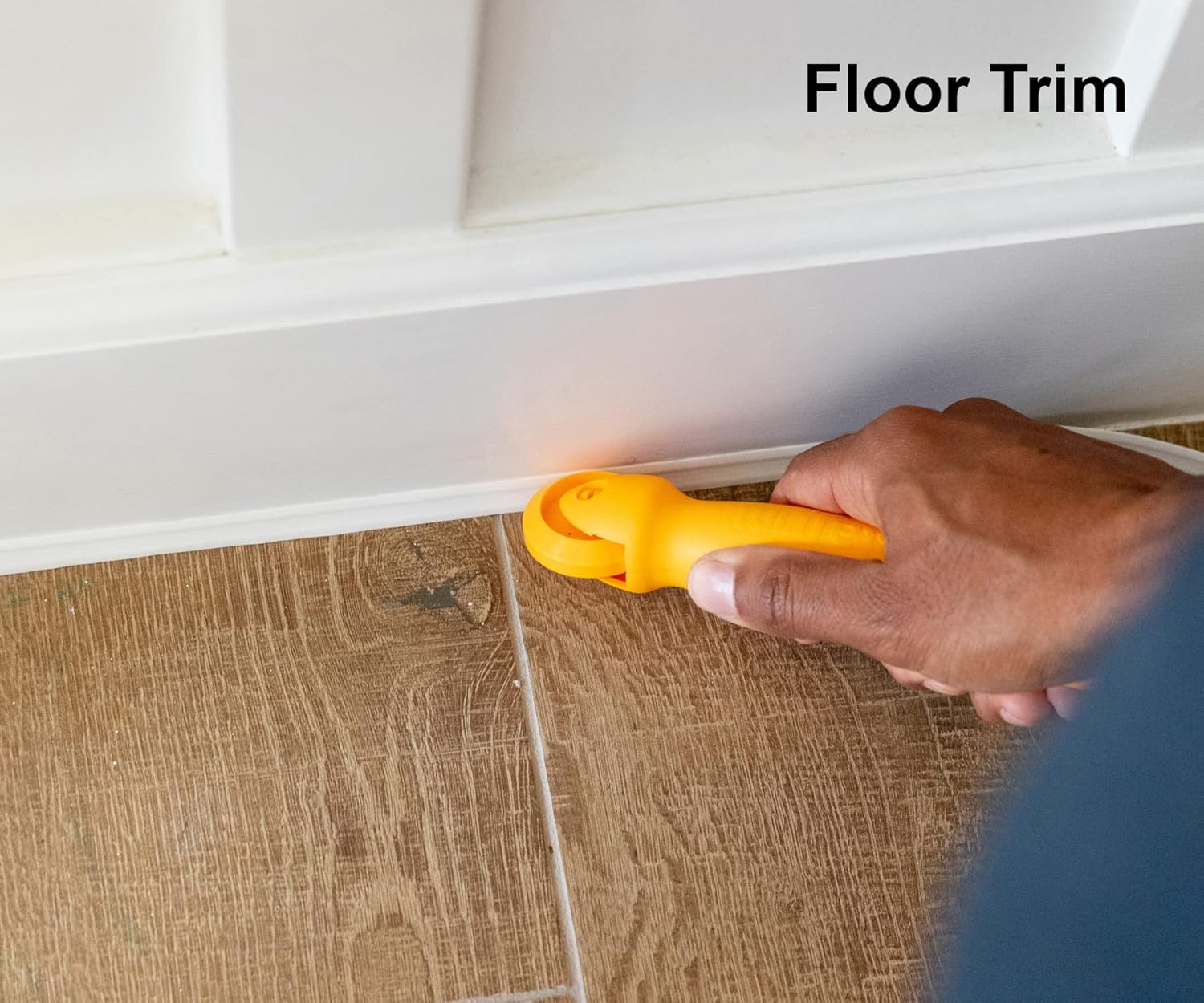 InstaTrim Self-Adhesive Flexible Trim - 2-Pack of 10ft White 1/2" Wide Caulk Strip - Many Uses Including Caulking for Bathtubs, Sinks, Counters, Tile, Floors - Made in USA : Industrial & Scientific