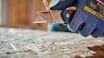 BOSCH H11-11100-1 Couteau utilitaire pliant | Compact, portable et durable avec rangement intégré pour lame, repose-pouce et 3 lames incluses