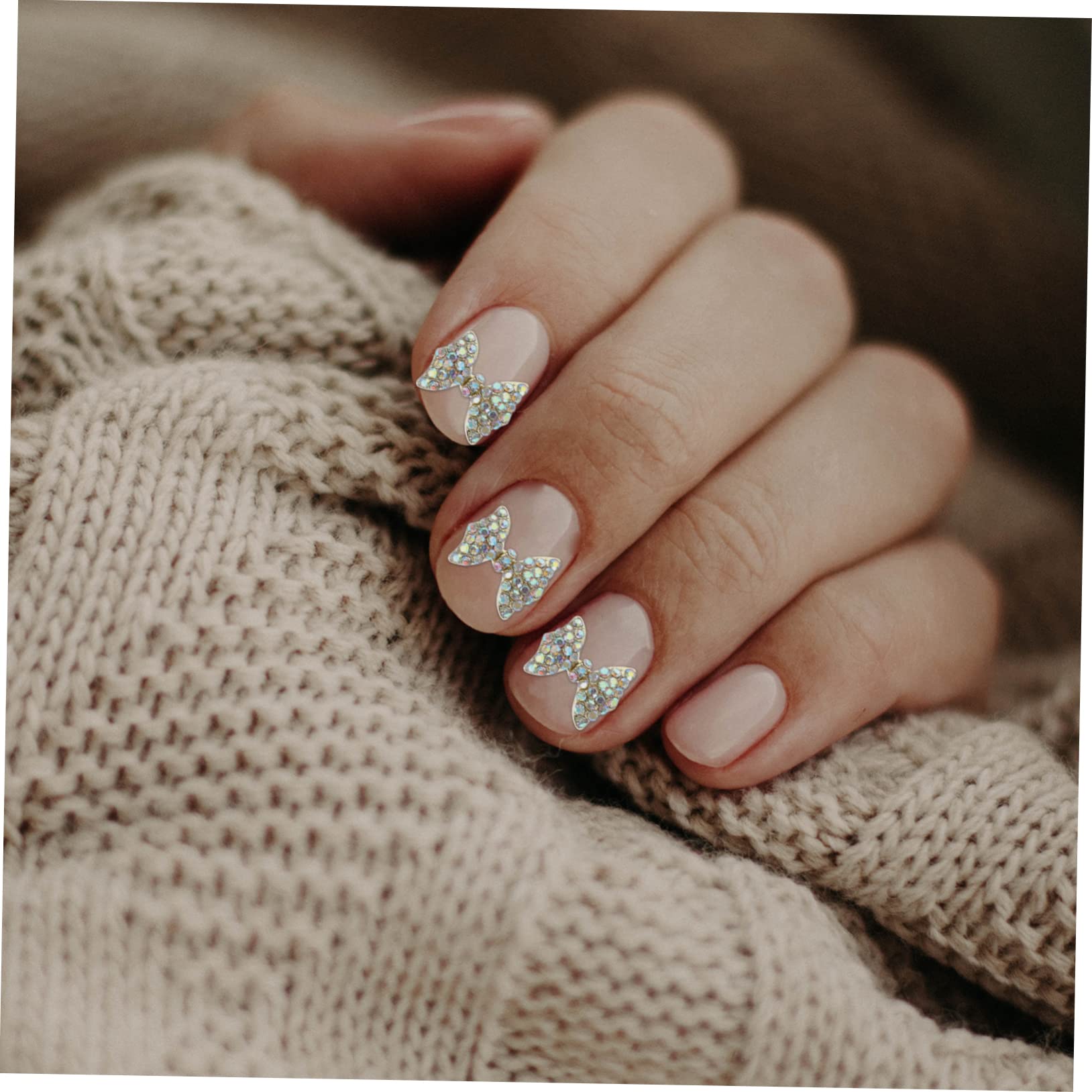 NOLITOY Cute Nail Stickers 10pcs Nail Art DIY Accessories Set Manicure Tools Nail Nail Art Supplies Bulk Nail Charms