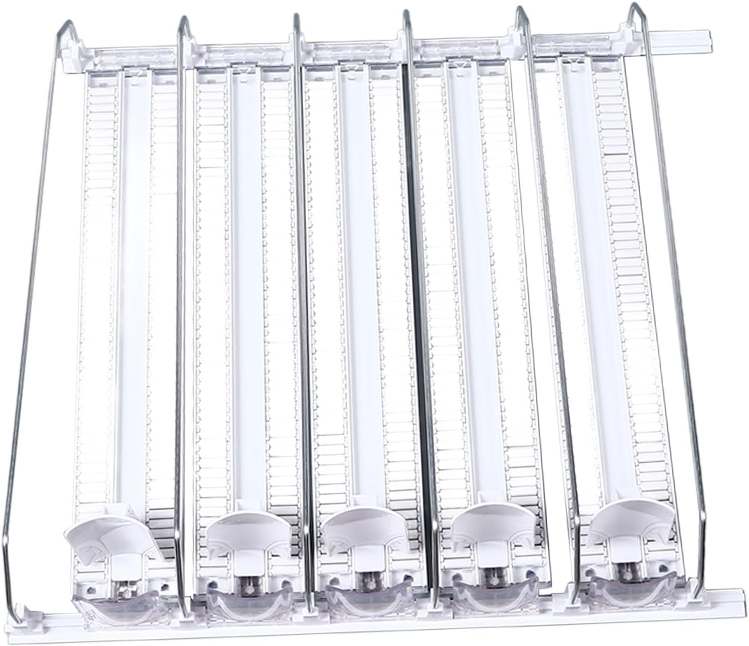 Adjustable Fridge Drink Dispenser Refrigerator Self Pushing Soda Can Organizer for Can (5PCS)