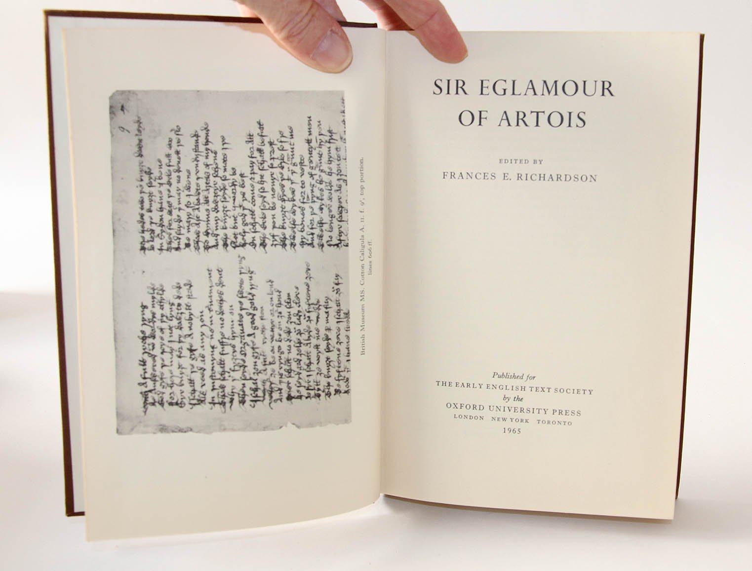 Sir Eglamour of Artois: 256 (Early English Text Society Original Series)