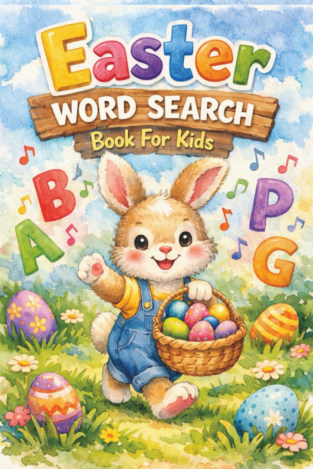 Easter Word Search for Kids: Pocket Size Easter Word Search Book – 50 Fun Puzzles with 10x10 Grids, 500 Words, Perfect Travel Activity (6x9 Inches), Easter Basket Stuffers