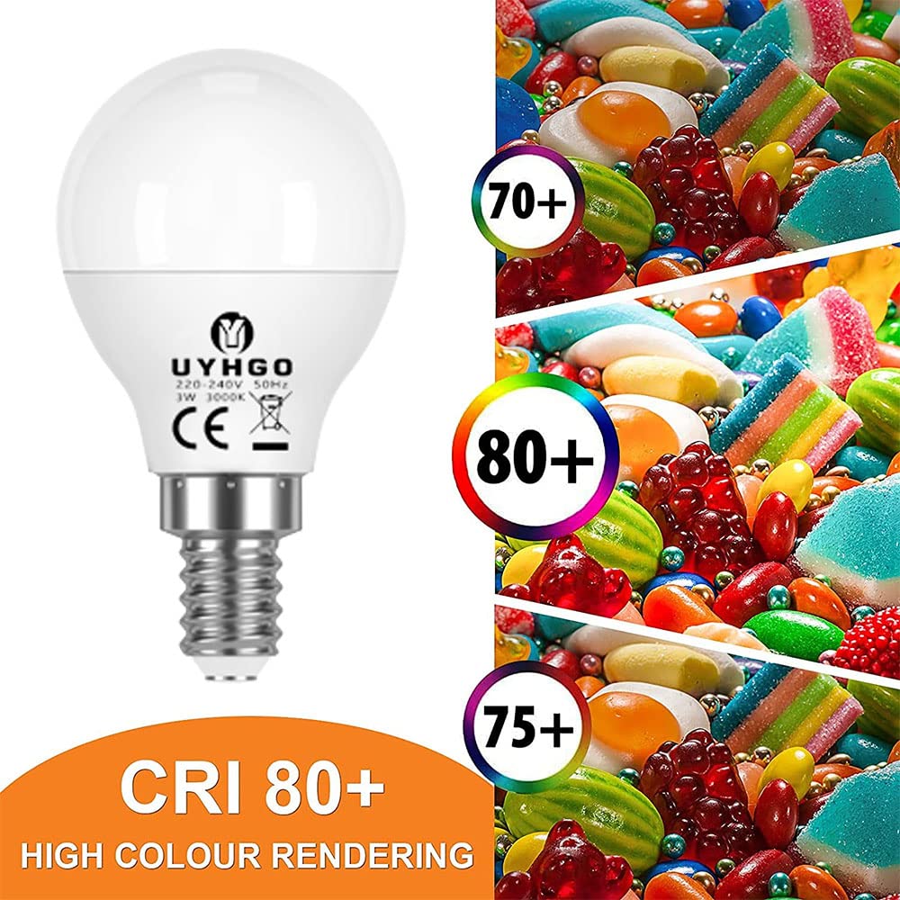 Eveready Lot De 3 Ampoules LED E14, Blanc Chaud 3000 K