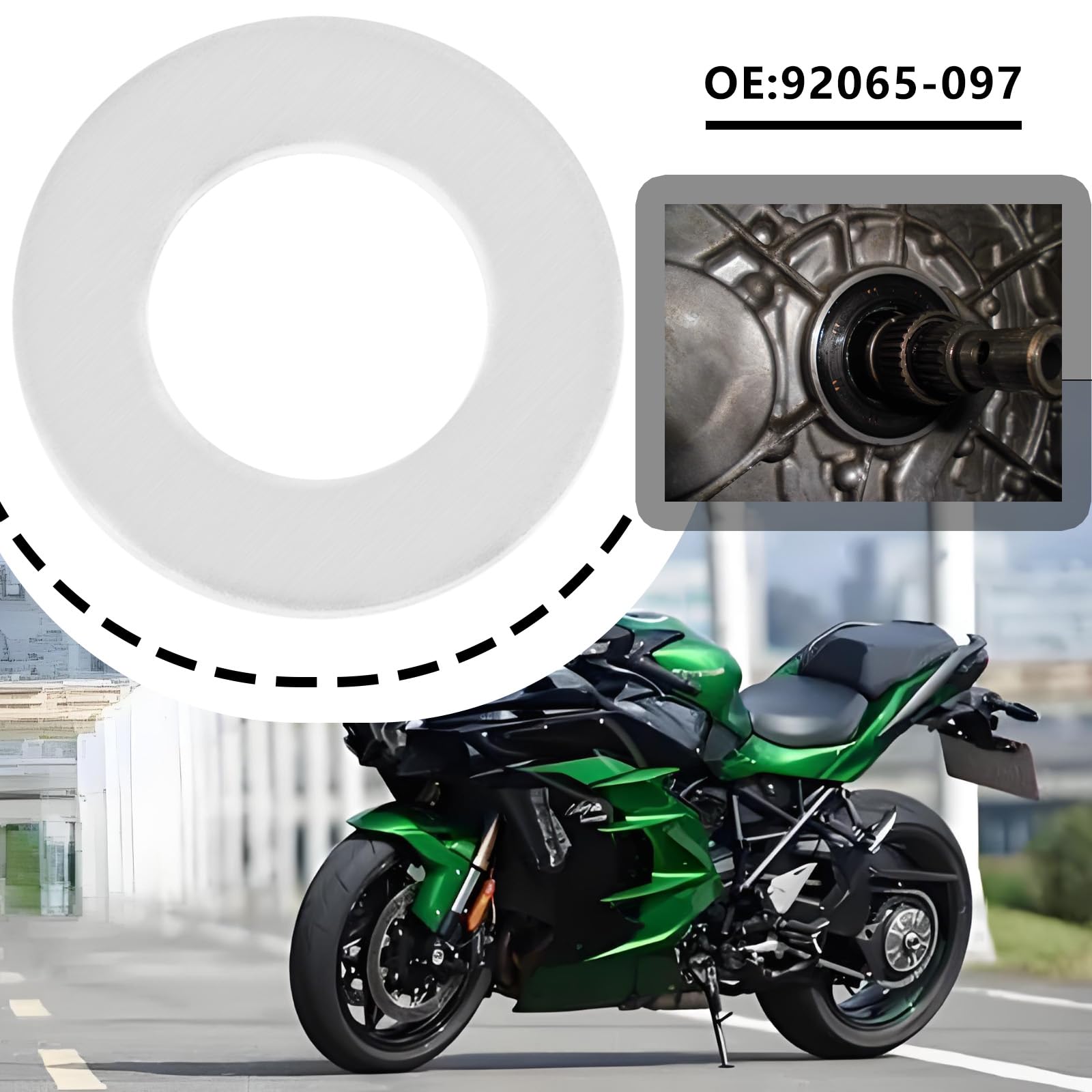 Amazon.co.jp: LT Easiyl オイルドレンプラグガスケット 20個 Kawasaki