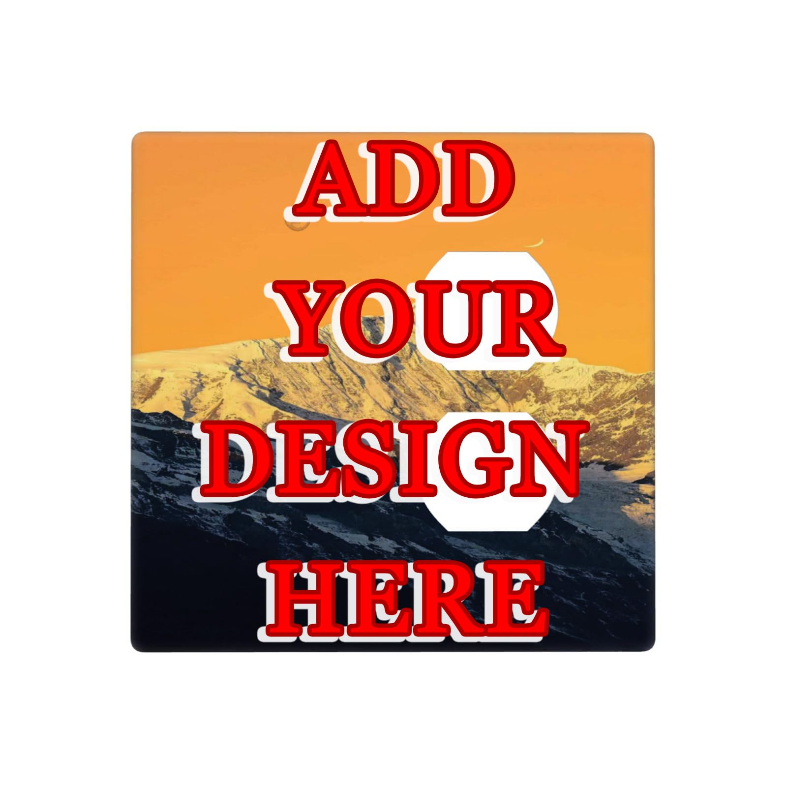 Muzumu Custom Combination Blank Device/Duplex Receptacle Outlet Wall Plate Cover Personalized Design Customized 2-Gang Wallplate Decorative with Your