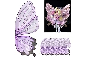 MAIQUNE Flower Wrapping Paper, Mariposas para Ramos Buchones