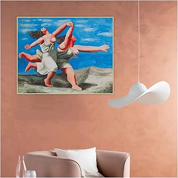 Amazon.co.jp: パブロ・ピカソ《浜辺を駆ける二人の女性