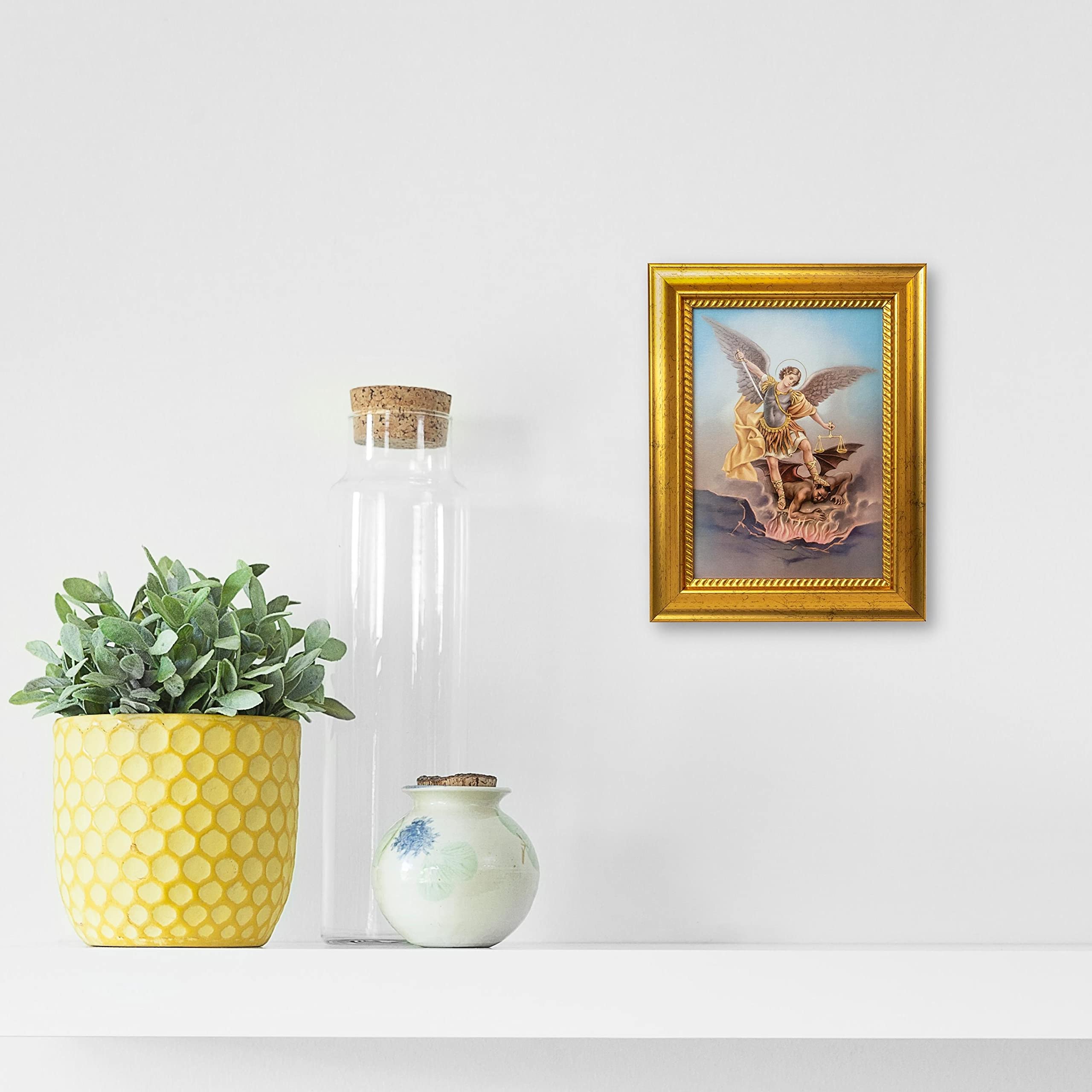 Amazon.co.jp: フレーム入り大天使聖ミカエル アートプリント