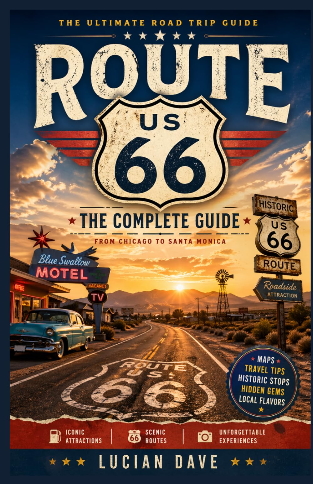 Route 66 Travel Guide 2026: The Ultimate Road Trip Planner with Itineraries, Hidden Gems, Scenic Stops, Diners, RV Routes, and Travel Tips from Chicago to Santa Monica