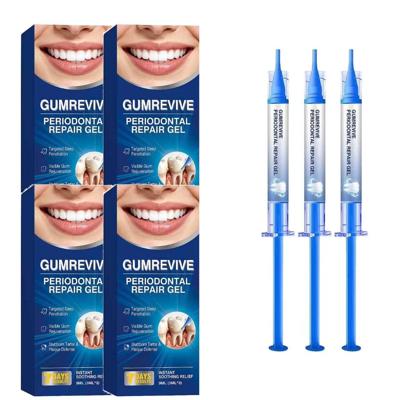 Gel De RéParation Parodontale – 3 X 3 Ml / 1 BoîTe, Blanchiment Dentaire
