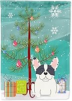 Vista 805 de Caroline's Treasures BB4243GF Bandera de jardín con texto en inglés «Merry Christmas» con texto en inglés «Merry Christmas», bandera decorativa