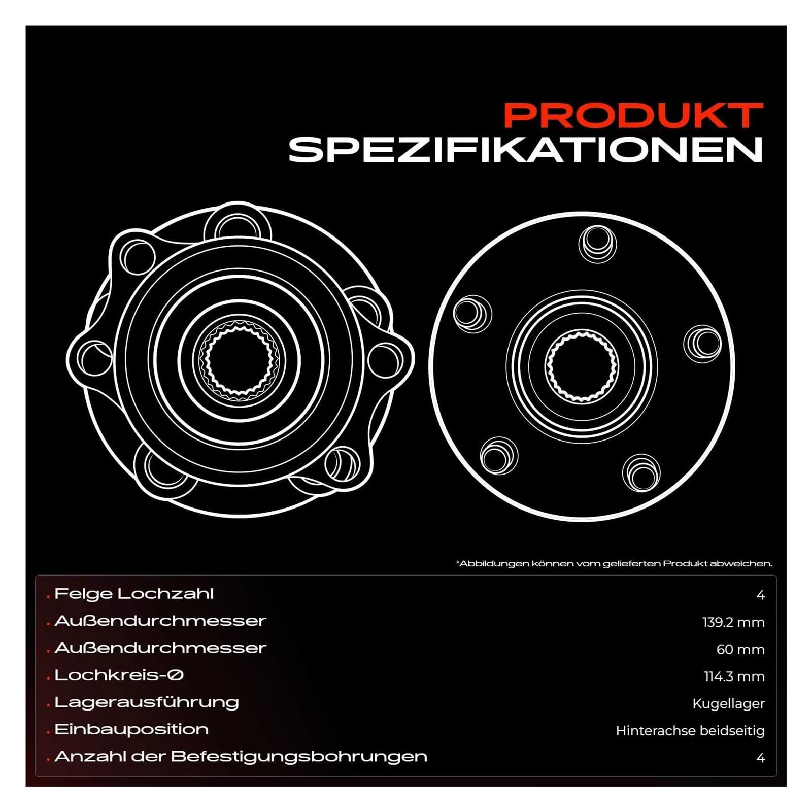 Kits De Roulements Roue Pour Daewoo Pour Evanda Pour Gentra Pour Lacetti Pour Nubira Jeu De Roulements Moyeu Roue Arrière VKBA7751