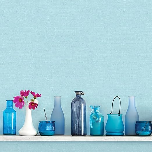 はがせるシール壁紙 無地 シンプル パステルカラー おしゃれな壁紙 50cm幅 Hyundae Sheet 賃貸もdiy 防水 防汚 1m単位 29 Gp ベビーブルー 壁紙 Amazon