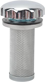 Hydraulic Air Breather Filter, Easy Clean Stainless Steel Efficient Filtration Oil Tank Air Filter Long Life Lightweight for Automotive