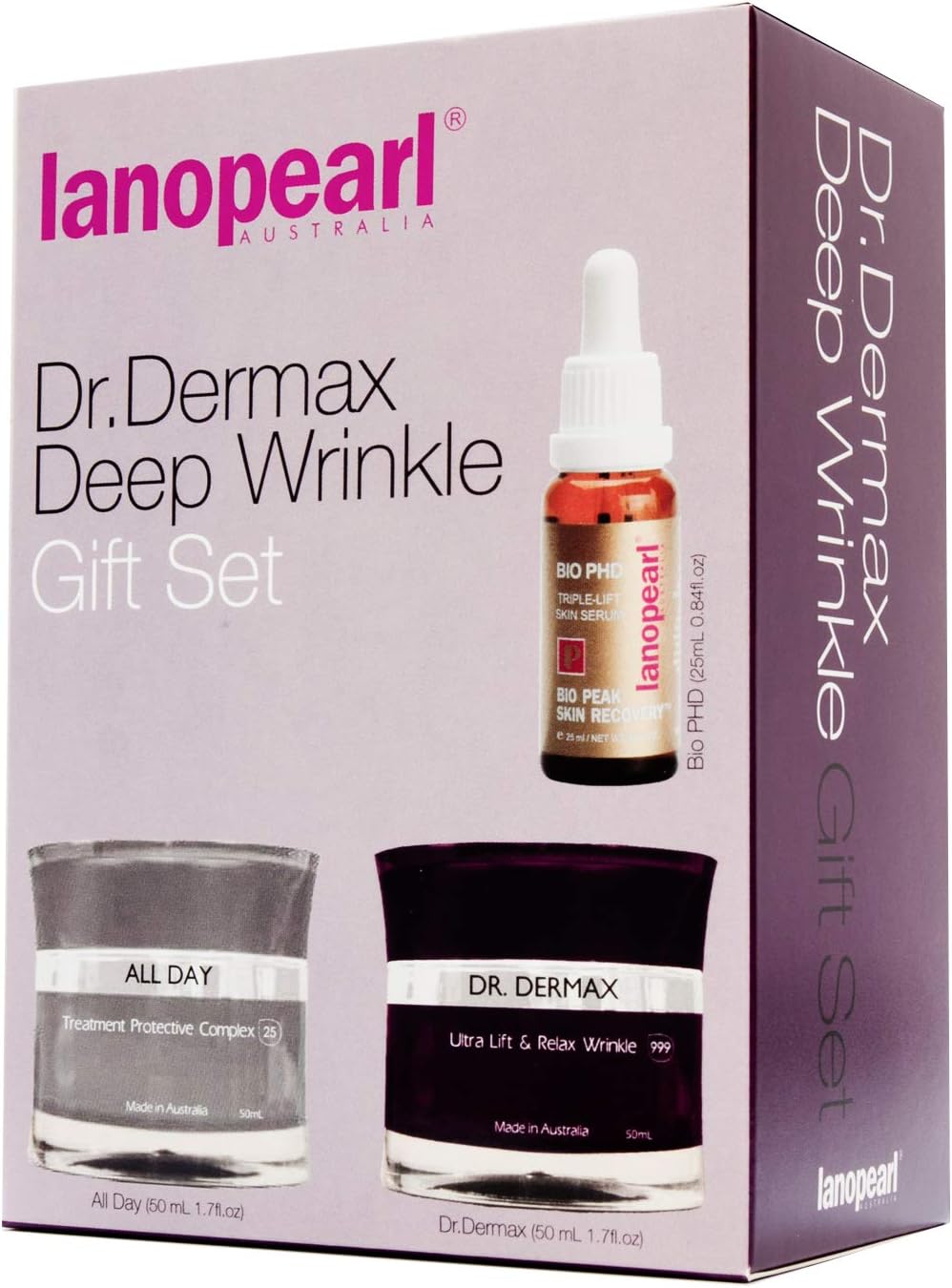 Dr. Dermax Deep Wrinkle Gift Set (LB61) 125ml *Lanopearl/Rebirth Australia*