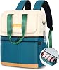 Scothen Backpack Cooler with Double Decker & 12 Ice Packs- Keeps 36 Cans Cold for Up to 24 Hours- Waterproof & Leak Proof Insulated Cooler Backpack- Stylish Cooler Bookbag for Women Travel Work Beach