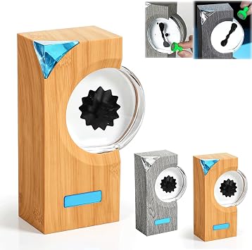 Magnetic Fluid Pickup,Ferrofluid Sound Visualizer,Dancing Ferrofluid Lamp,Music Mate Sound Partner,Symbiote in A Bottle Brown