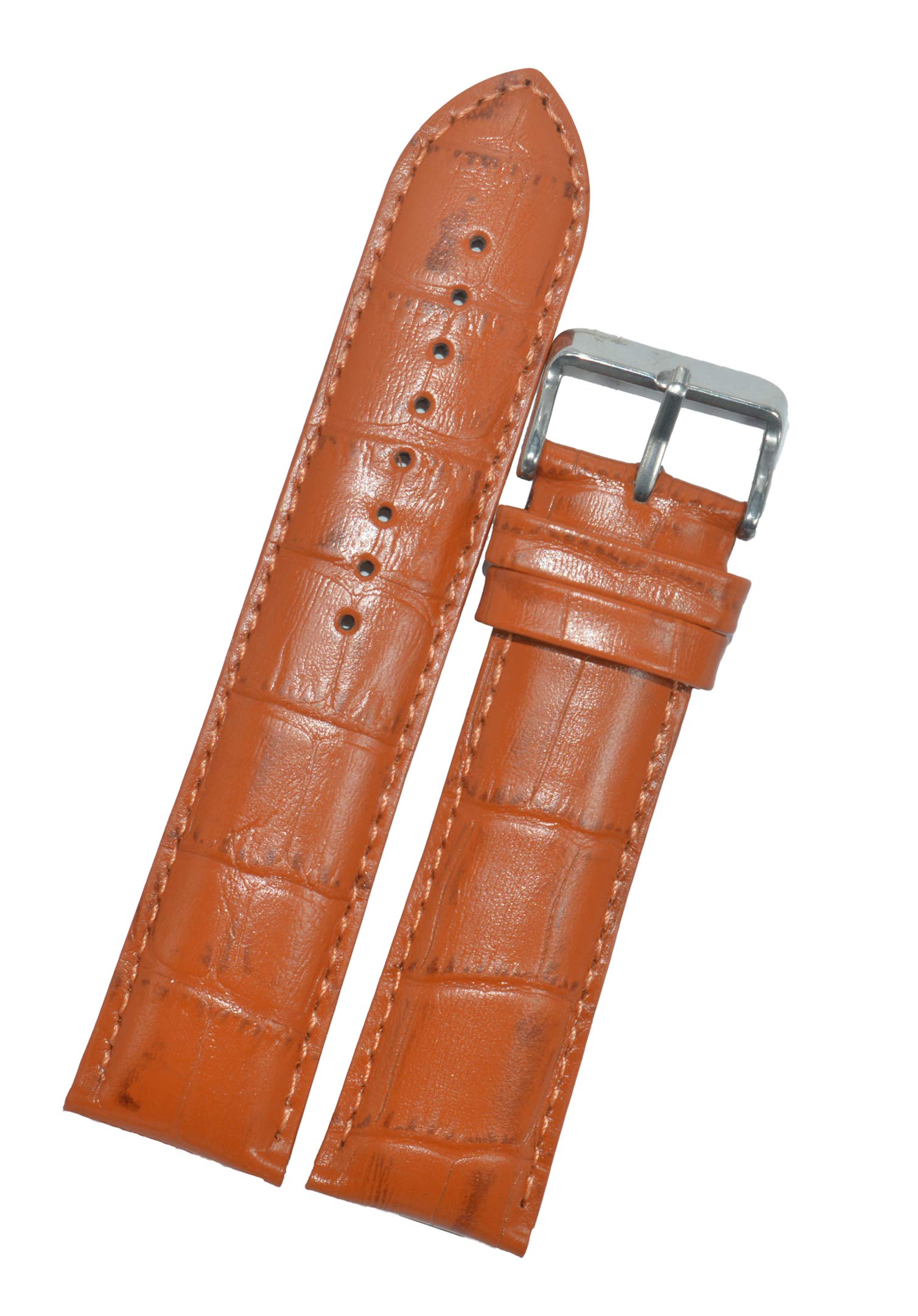 SURU® 18MM Padded Leather Watch Strap/Watch Band (Width- 18mm /Colour- Tan) R61 (B0918GN2LN) Amazon Price History, Amazon Price Tracker