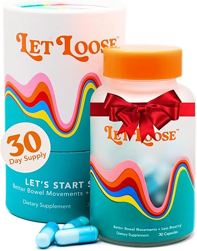 Let Loose Píldoras diarias para aliviar el estreñimiento, óxido de magnesio ozonizado para apoyar movimientos intestinales suaves, alivio de la