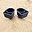 Home Queen Beach Cup Holder with Pocket, Multi-Functional Sand Cup Holder for Beverage Phone Sunglasses Key, Beach Accessory Drink Sand Coaster, 2-Pack, Navy