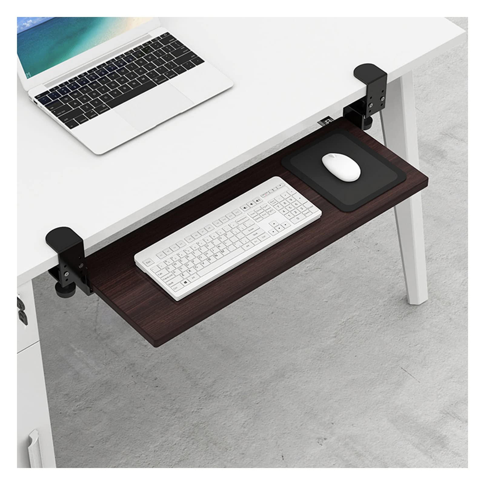 Buy oIBjyrs Keyboard Tray Under Desk with C Clampon , Retractable