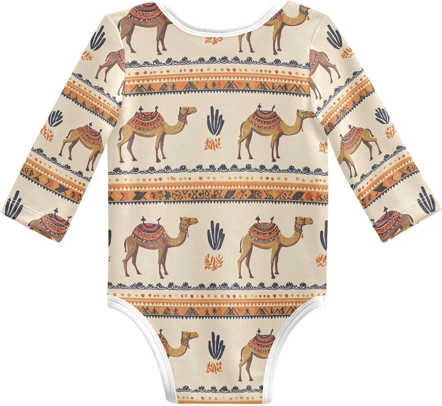 vvfelixl Baby Bodysuits Hanukkah Jewish Holiday Long Sleeve Cotton Baby Clothes for Boys Girls 0-24 Months