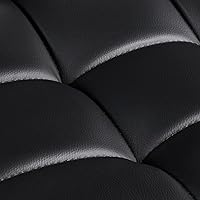 Vista 77 de Yaheetech - 4 taburetes de bar ajustables para mostrador de cocina, taburetes de bar/mostrador, silla de comedor giratoria hidráulica de piel Marrón