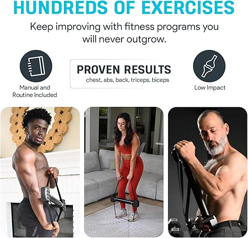 Miniatura 4 de Bullworker X5 Pro 28" - Equipo de ejercicio isométrico, entrenamiento de fuerza portátil en casa, equipo de gimnasio para espalda, hombros, bíceps,