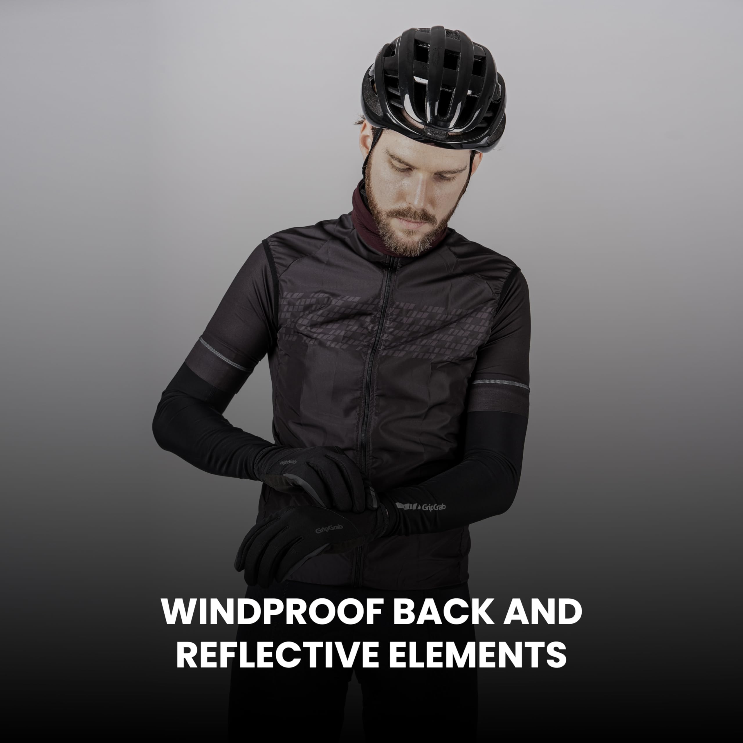 GripGrab Hurricane 2 Guanti Antivento per Primavera, Autunno, Ciclismo, Mezze Stagioni, Imbottiti, Antiscivolo, Invernali Unisex Adulto