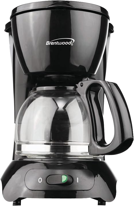 Amazon.com: Brentwood ts-214 4-Cup Cafetera eléctrica : Hogar y Cocina