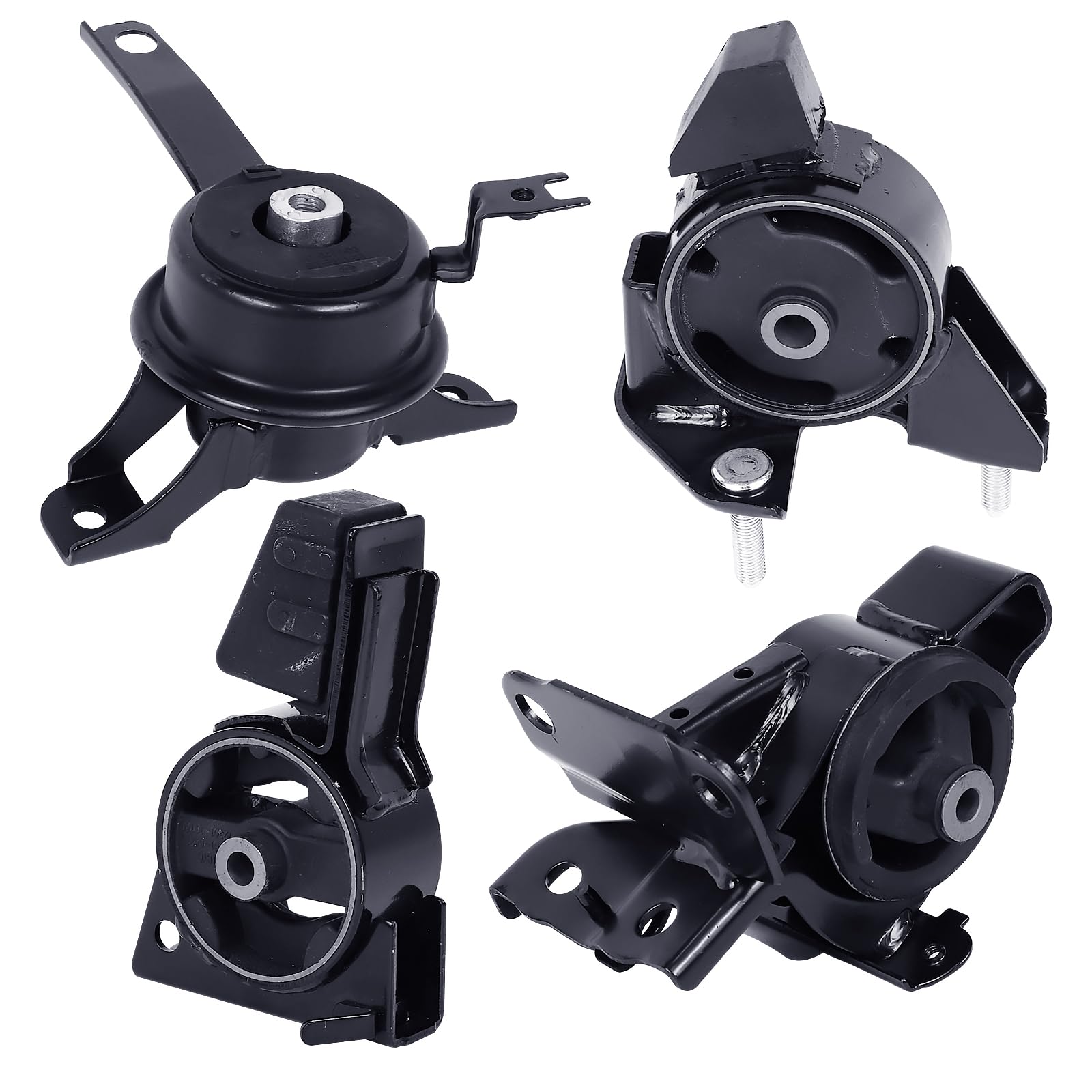 Engine Motor Mount Set Compatible with Fits for 98-02 Toyota Corolla 1.8L 1998-2002 Chevrolet Prizm 1.8L 4 Speed 4pcs A7256 A7243 A7254 A7259