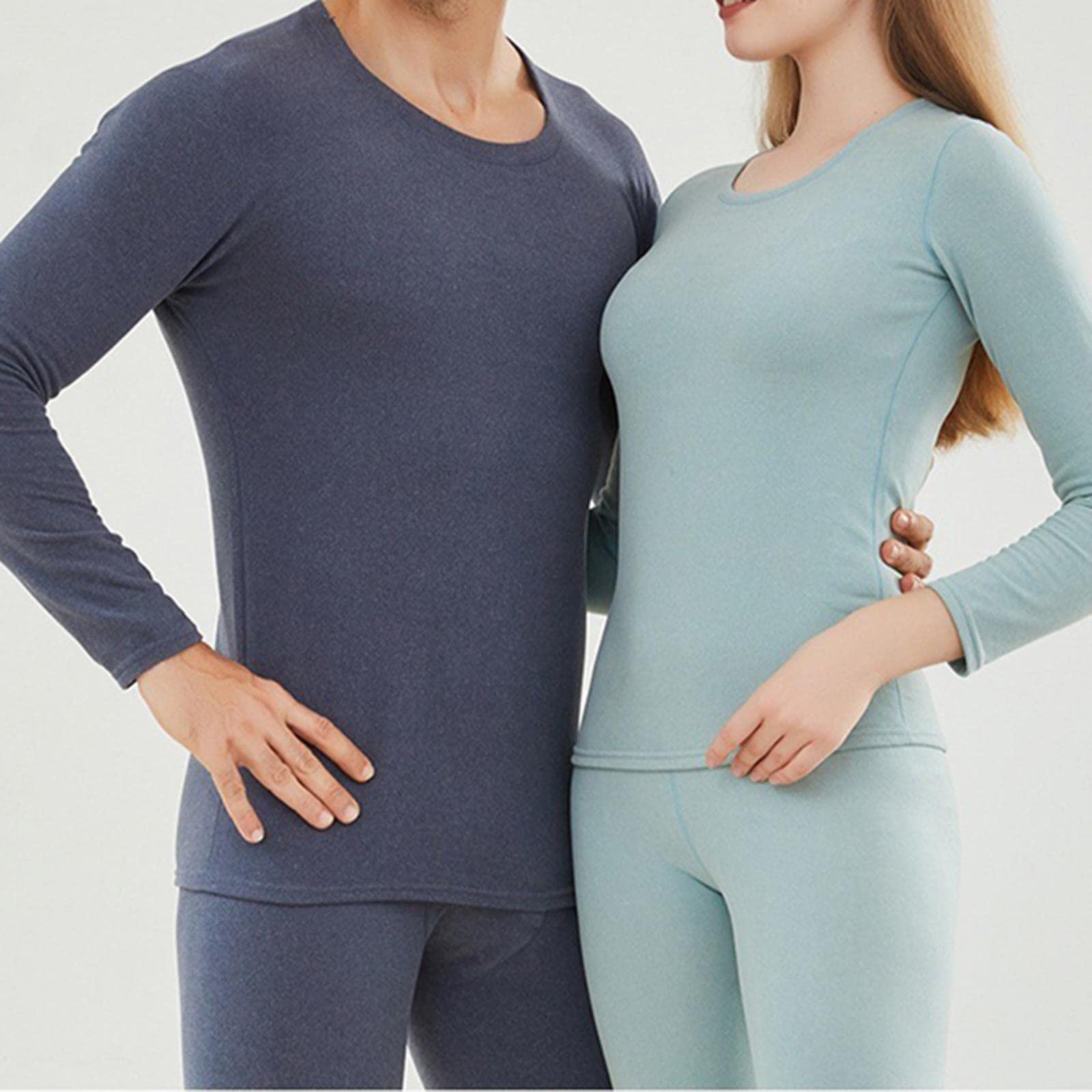 KOOBS Ropa Interior térmica Conjunto De 2 Piezas De Ropa Interior Térmica De Doble Capa para Hombres para Hombres
