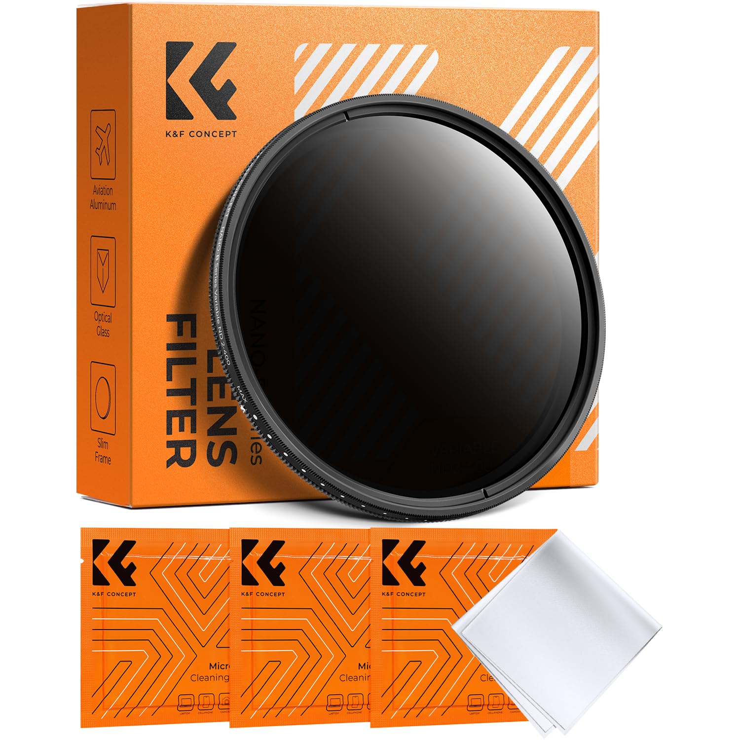 CA735 K&F concept nano-X 可変式 ND 82mm 可変 Nd フィルター 82Mm (1-5 Stop) - K&F Concept