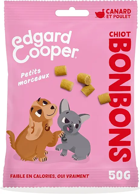 Friandises pour Chien sans Céréales - Bonbons Naturels au Canard, 50g