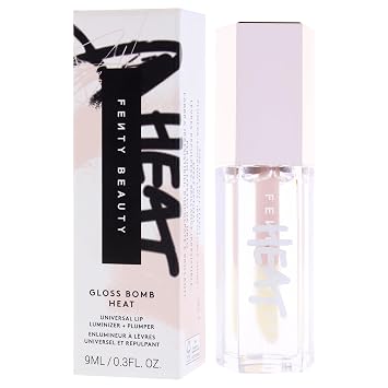 Fenty Beauty Gloss Bomb Heat Universal Lip Luminizer Plus Plumper - 07 Glass Slipper Heat for Women - 0.3 oz Lip Gloss
