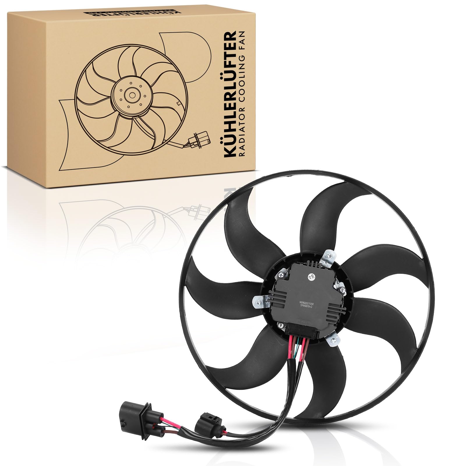 Frankberg Ventola di raffreddamento motore ventola radiatore 360 mm