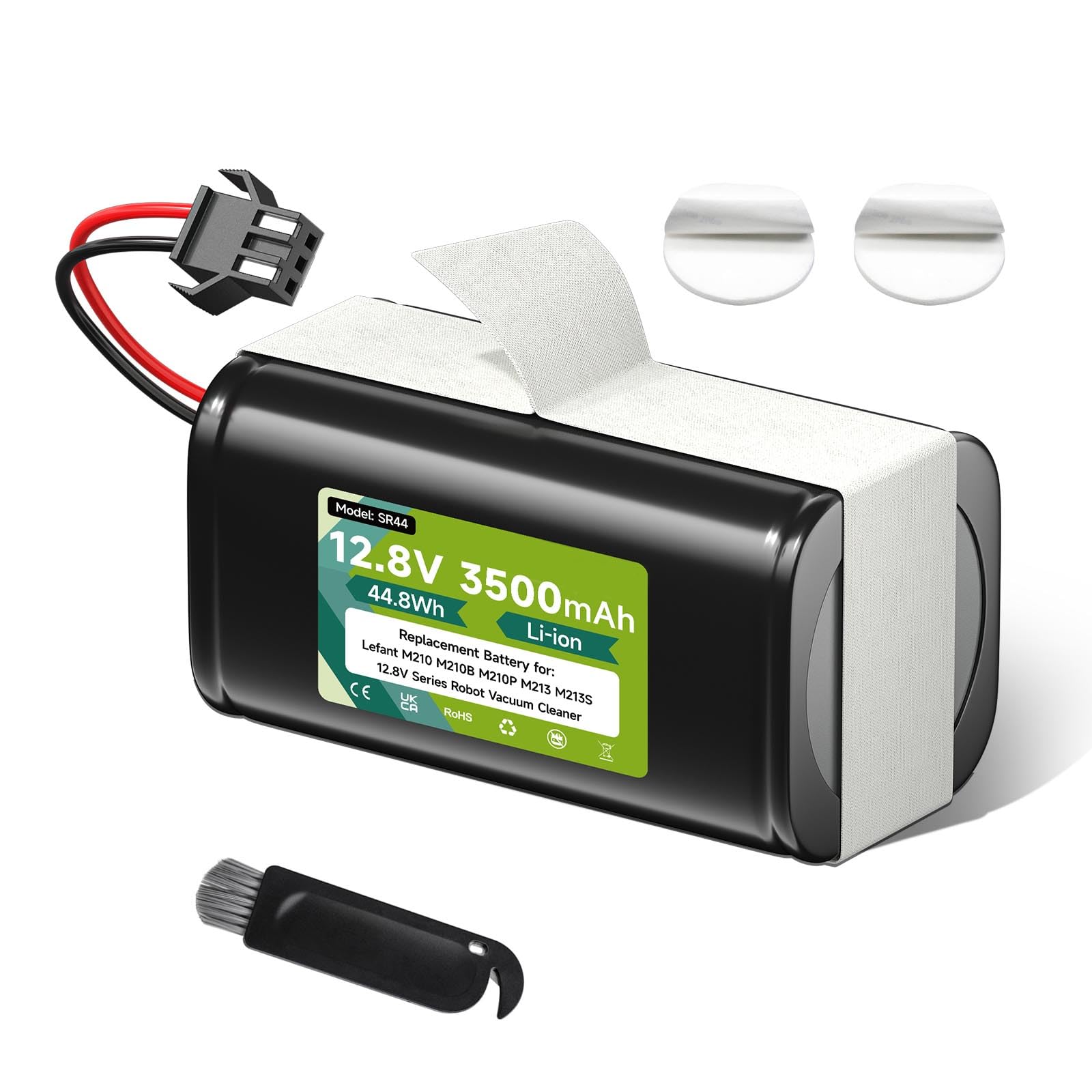 12.8V Replacement Battery for Lefant M210 Robot Vacuum Cleaner-image-20