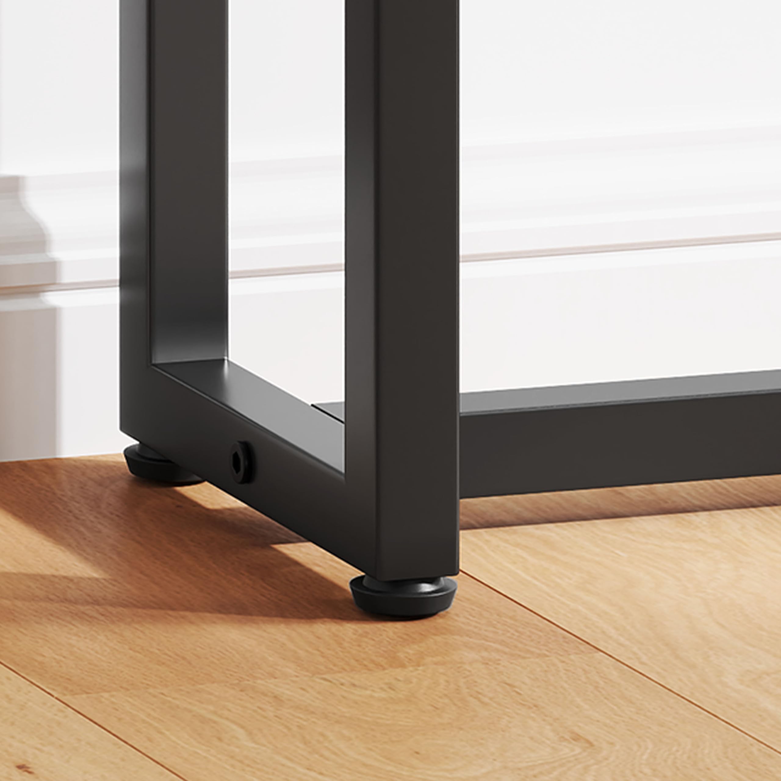 Yaheetech Tavolino Consolle da Ingresso Tavolo Console Stretto in Stile Industriale Design Compatto per Divano Corridoio Soggiorno 160 × 20 × 81 cm