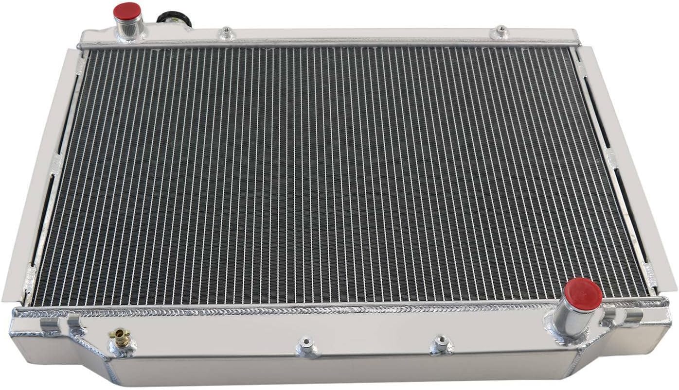 4 Row Aluminum Radiator for 1993-1997 Toyota Land Cruiser FJ80R FZJ80R & 96-97 Lexus LX450 4.5L 6Cyl