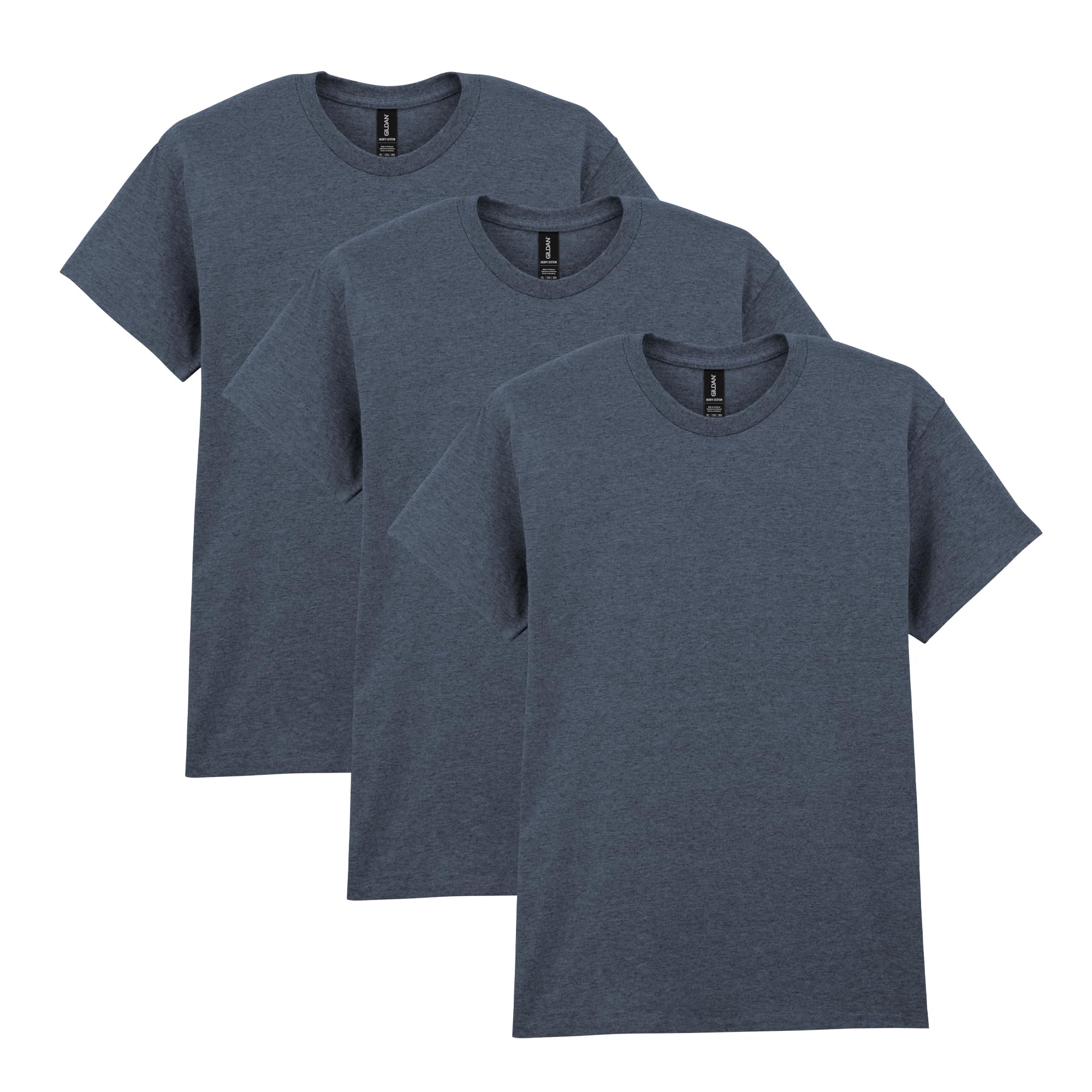 Gildan Unisex-Adult Heavy Cotton T-Shirt, Style G5000, Multipack