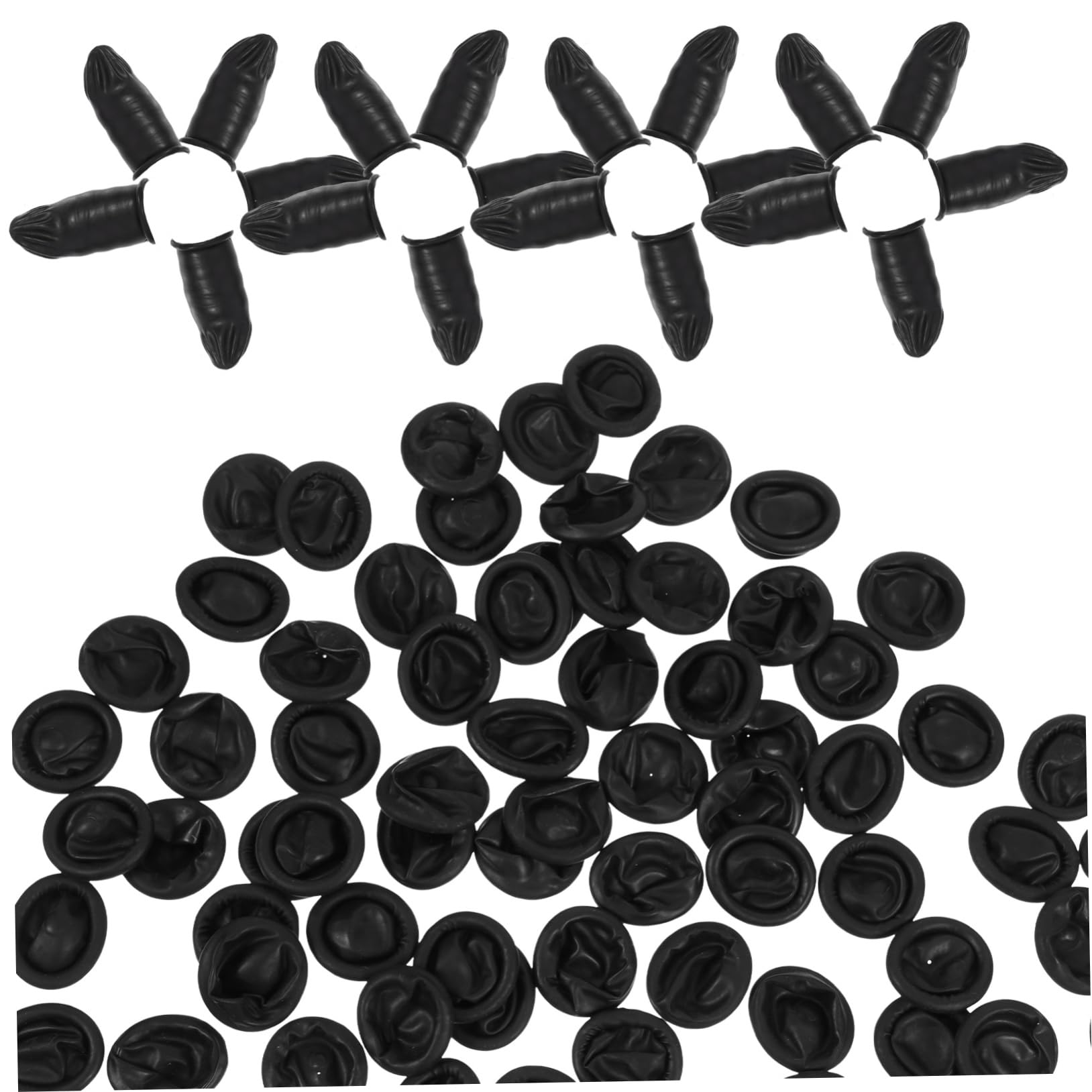 TOVINANNA Rubber 200pcs Multi-Function Protectors Portable Replaceable for Teachers Workers