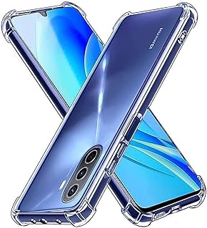 جراب خلفي لهاتف هواوي نوفا Y70 / بلس، حافظة شفافة شديدة التحمل مضادة للصدمات