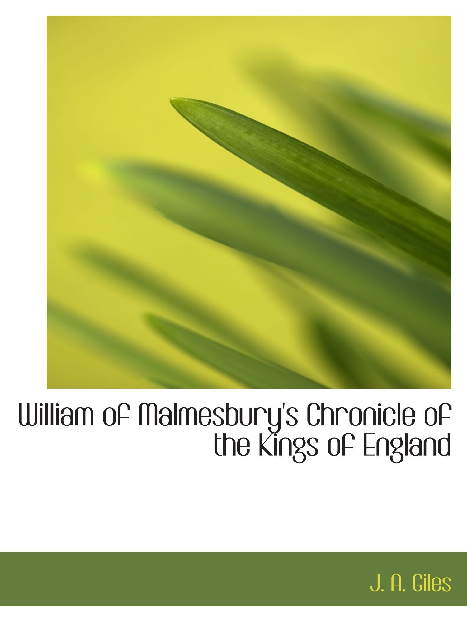 William of Malmesbury's Chronicle of the Kings of England